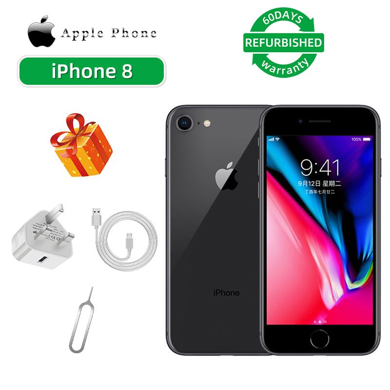 Refurbished phone Apple iPhone 8 4G CPU Apple A11 4.7-inch screen 12MP came 1821mAh battery used phone