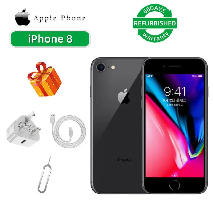 Refurbished phone Apple iPhone 8 4G CPU Apple A11 4.7-inch screen 12MP came 1821mAh battery used phone