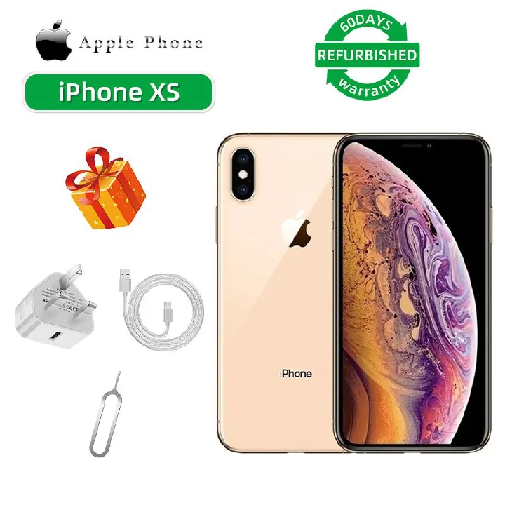 Refurbished phone Apple iPhone XS 4G CPU Apple A12 5.8-inch screen 12MP came 2658mAh battery used phone