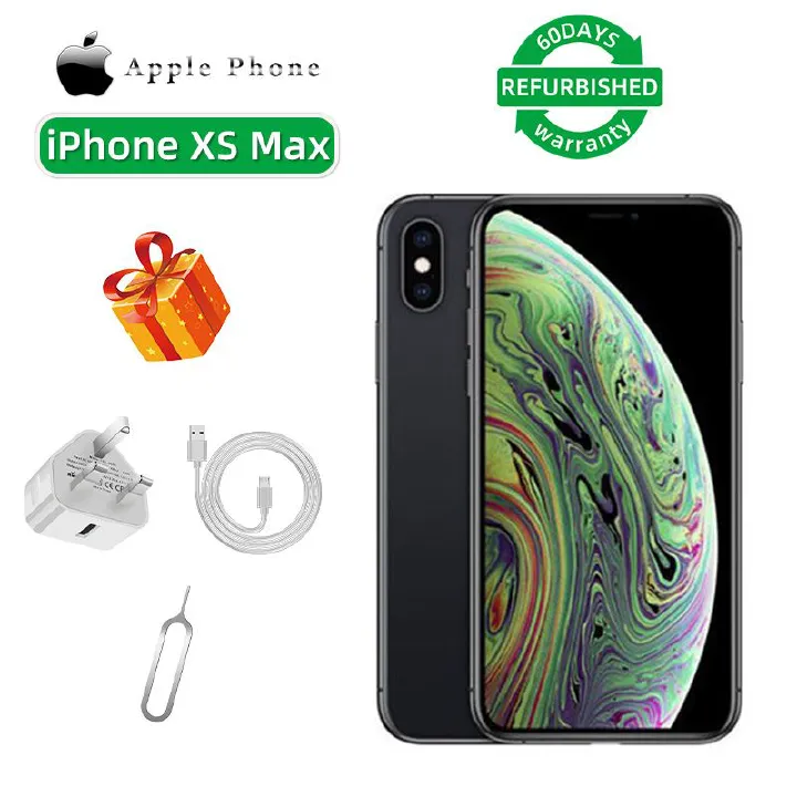 Refurbished phone Apple iPhone XS Max 4G CPU Apple A12 5.8-inch screen 12MP came 3174mAh battery used phone