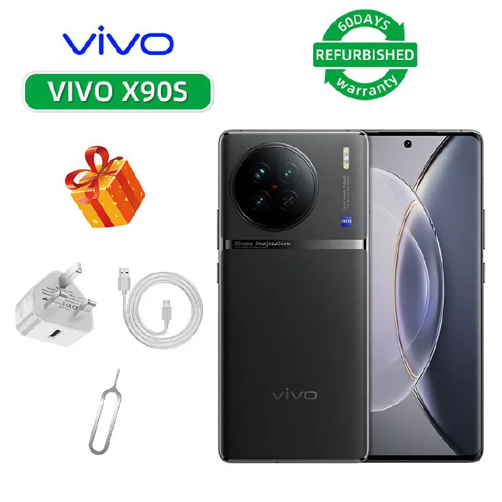Refurbished vivo X90s 5G 6.78-inch screen CPU MediaTek size 9200+50MP camera 4810mAh rechargeable smartphone