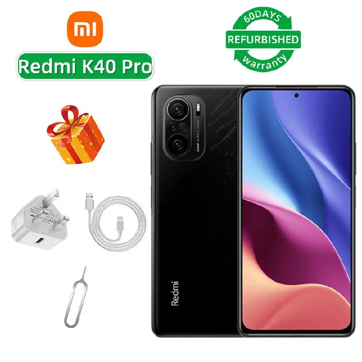 Refurbished Redmi K40 Pro 5G CPU Qualcomm Snapdragon 888 6.67-inch AMOLED inch screen 64MP camera 4520mAh battery used phone