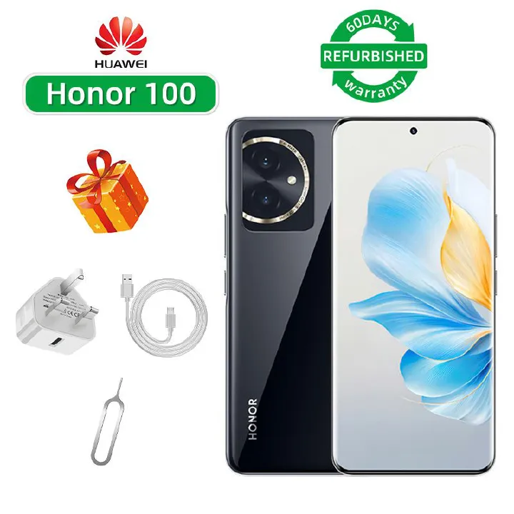 Refurbished Phone Honor 100 5G CPU Qualcomm Snapdragon 7 Gen3 6.7-inch Screen 50MP Camera 5000mAh used Phone