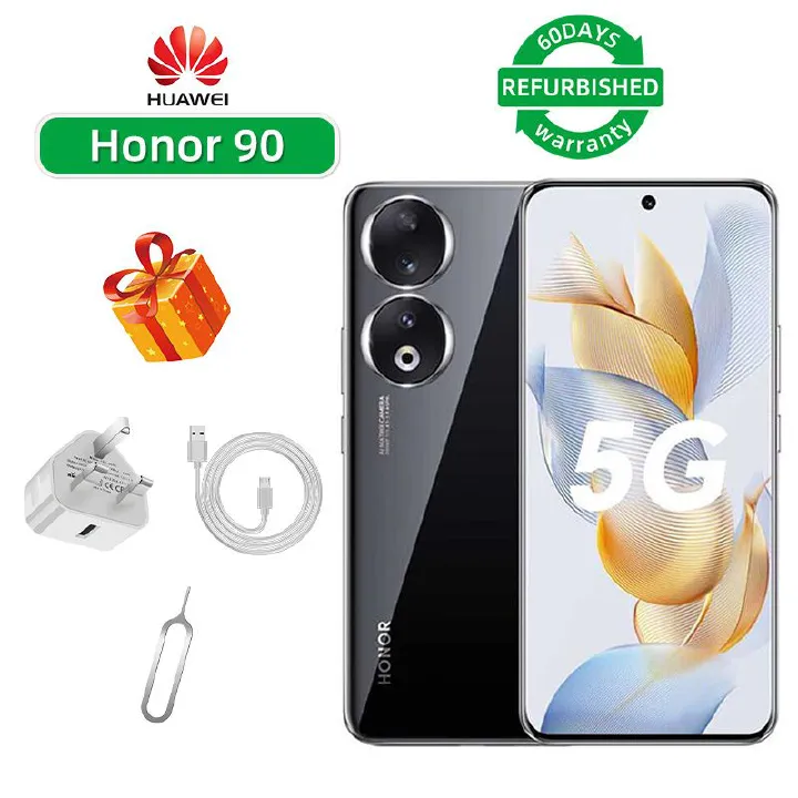 Refurbished Phone Honor 90 5G CPU Qualcomm Snapdragon 7 Gen1 6.7-inch Screen 200MP Camera 5000mAh used Phone