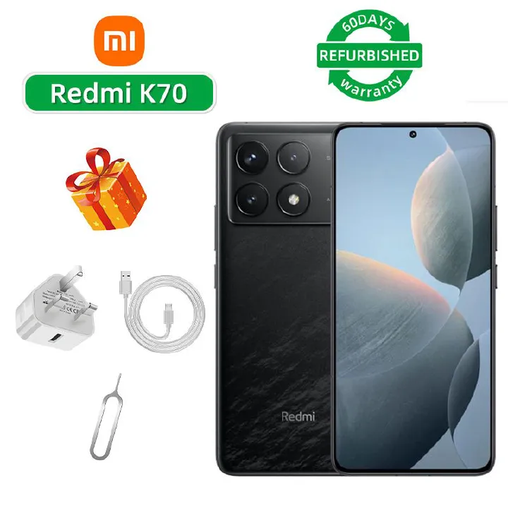 Refurbished Redmi K70 5G CPU second-generation Snapdragon 8 mobile platform 6.67-inch 50MP camera 5000mAh battery used phone
