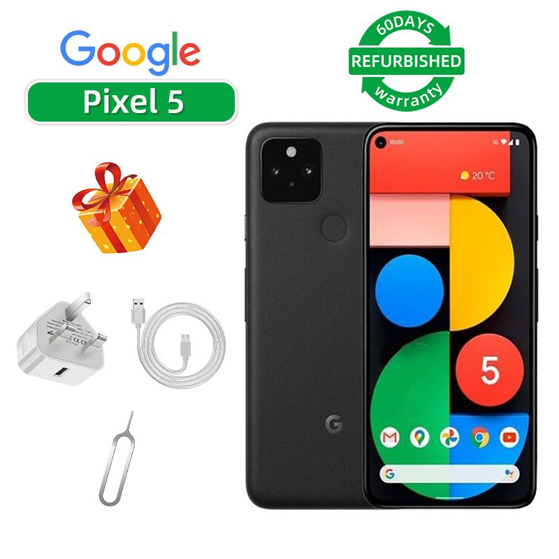 Refurbished Google Pixel 5 5G 6.0-inch Screen CPU Qualcomm Snapdragon 765G 4080mAh Battery Mobile Phone