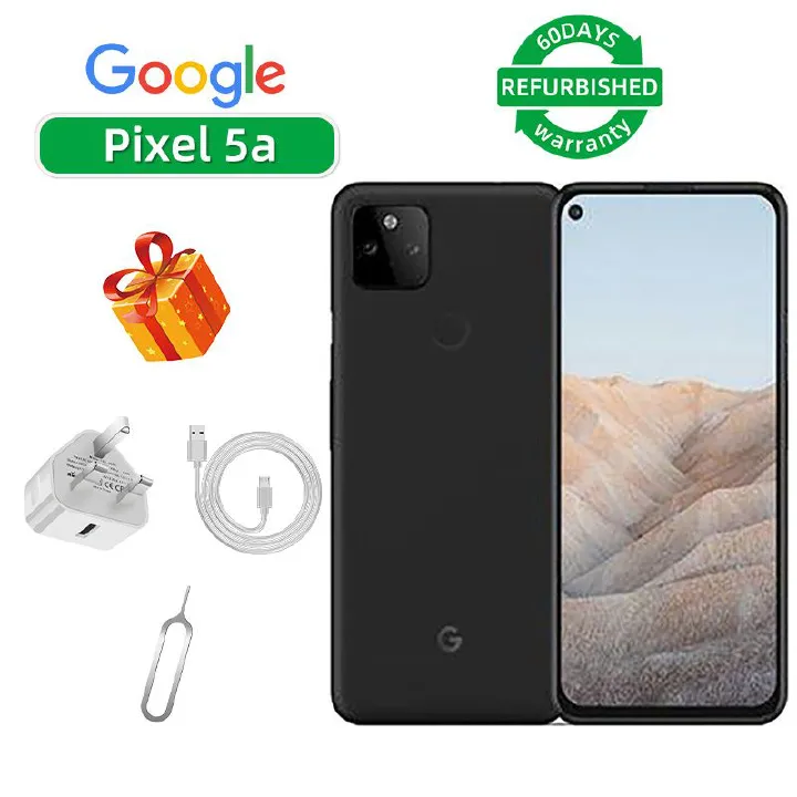 Refurbished Google Pixel 5a 5G 6.2-inch Screen CPU Qualcomm Snapdragon 765G Mobile Phone