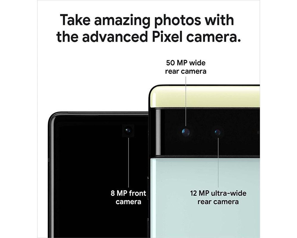 Refurbished Google Pixel 6 5G 6.4-inch Screen CPU Google Tensor 50MP 4614mAh Battery Mobile Phone