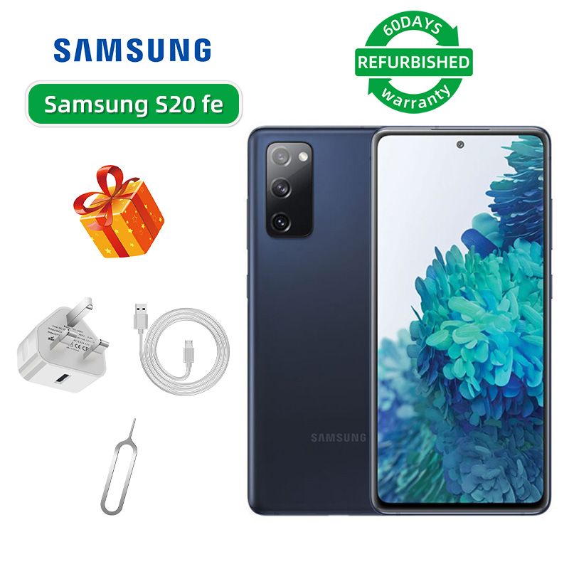 Refurbished Samsung Galaxy S20 Fe 5G 6.5-inch Screen CPU Qualcomm Snapdragon 865 12MP Camera 4500mAh Battery Mobile Phone