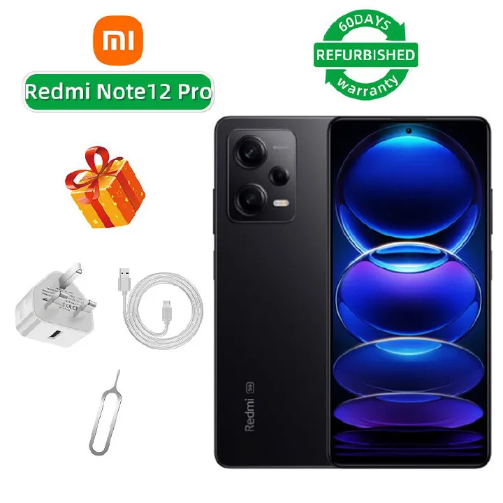 Refurbished Redmi Note 12 Pro 5G 6.67-inch screen CPU MediaTek Dimensity 1080 50MP camera 5000mAh battery smartphone