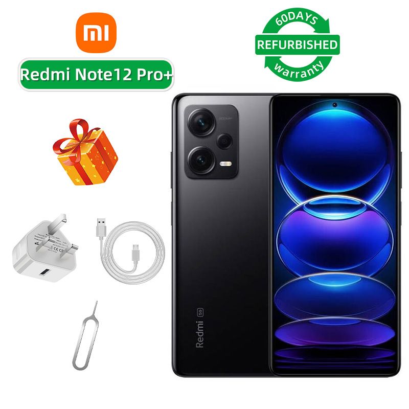 Refurbished Redmi Note 12 Pro+ 5G 6.67-inch screen CPU MediaTek Dimensity 1080 200MP camera 5000mAh battery smartphone
