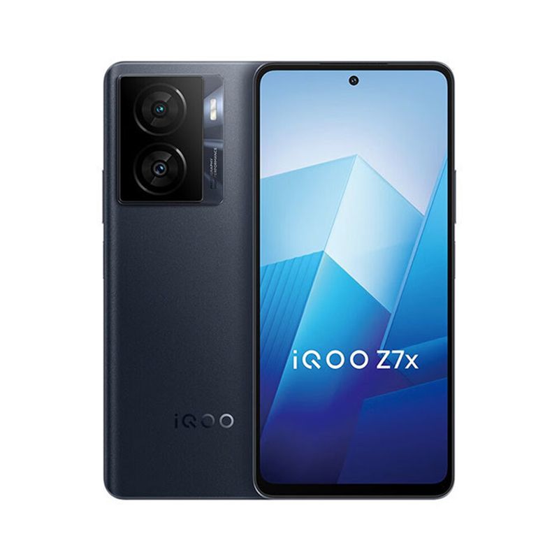 Refurbished iQOO Z7x 5G 6.64-inch LCD Screen CPU Qualcomm Snapdragon 695 50MP Camera 6000mAh Battery Smart Second Hand Phone