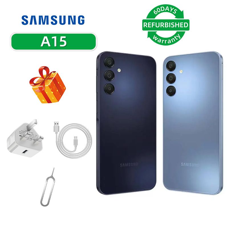 Refurbished Samsung Galaxy A15 5G 6.5-inch Screen CPU Dimensity 6100+ 50MP Camera 5000mAh Battery Smartphone