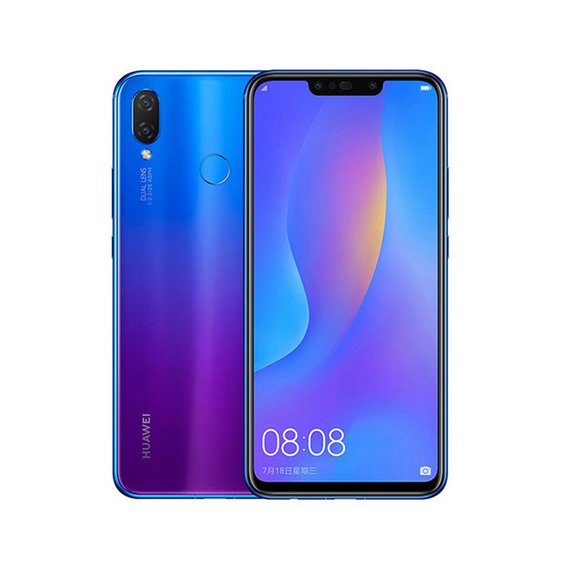 Refurbished Huawei nova 3i 4G Google Play CPU HiSilicon Kirin 710 6.3-inch 24MP camera 3340mAh battery smartphone