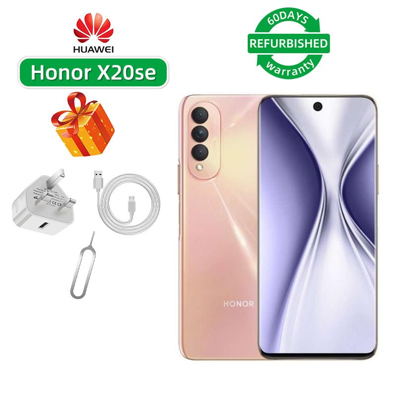 Refurbished Phone Honor X20 SE 5G CPU MediaTek Dimensity 700 6.6-inch Screen 64MP Camera 4000mAh used Phone