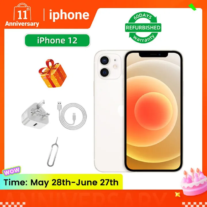 Refurbished phone Apple iPhone 12 5G CPU Apple A14 6.1-inch screen 12MP came 2815mAh battery used phone