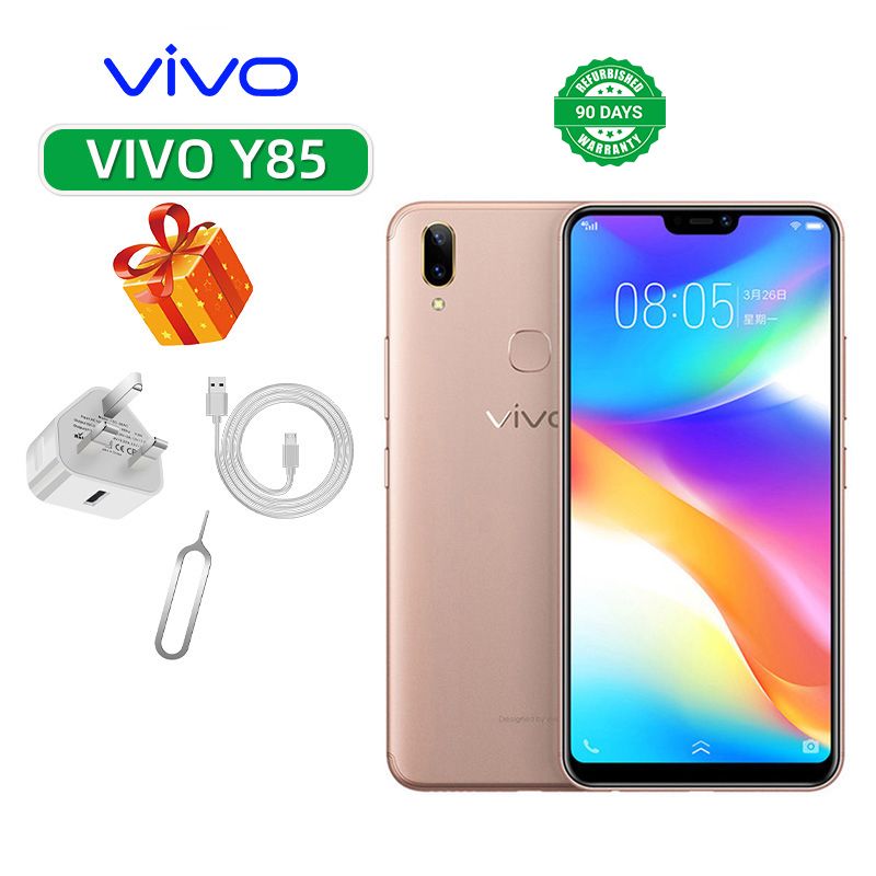 Refurbished vivo Y85 4G 6.26-inch TFT screen CPU Qualcomm Snapdragon 450 13MP camera 3260mAh rechargeable smartphone