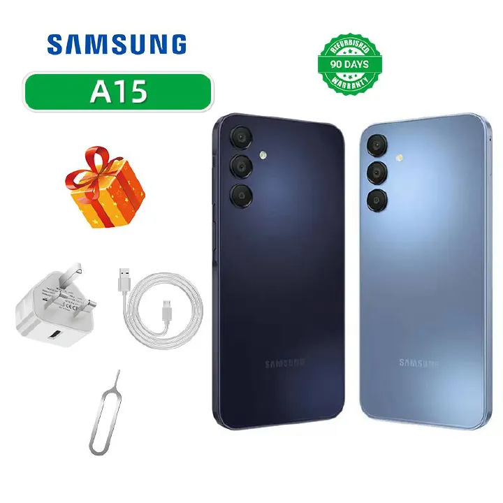 Refurbished Samsung Galaxy A15 5G 6.5-inch Screen CPU Dimensity 6100+ 50MP Camera 5000mAh Battery Smartphone