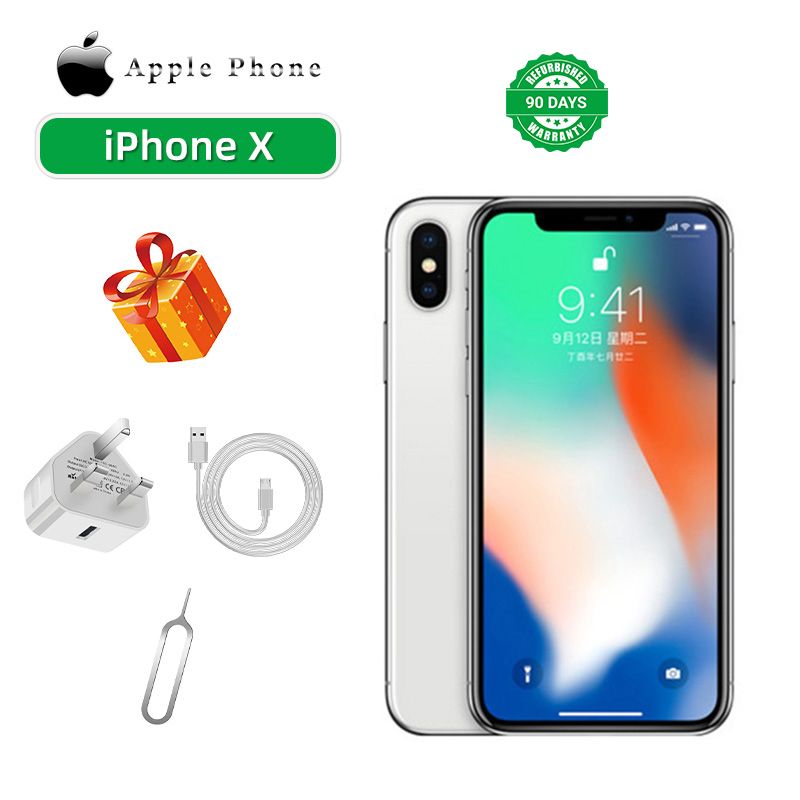 Refurbished phone iphone X Original 256G Mobile Phone smart phones 5.8inch Dual SIM