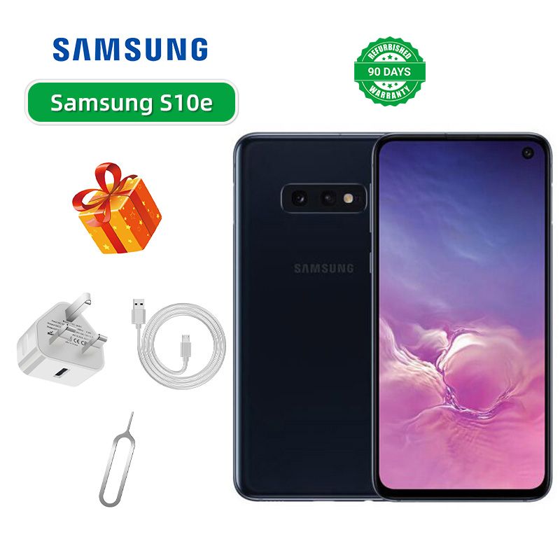Refurbished Samsung Galaxy S10e 4G 5.8-inch Screen CPU Qualcomm Snapdragon 855 16MP Camera 3100mAh Battery Mobile Phone