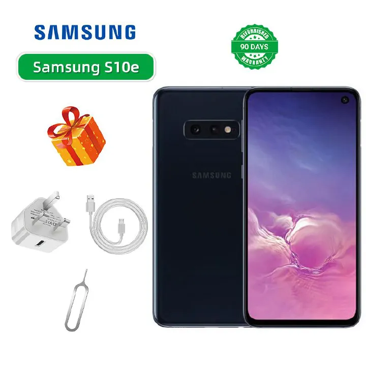 Refurbished Samsung Galaxy S10e 4G 5.8-inch Screen CPU Qualcomm Snapdragon 855 16MP Camera 3100mAh Battery Mobile Phone