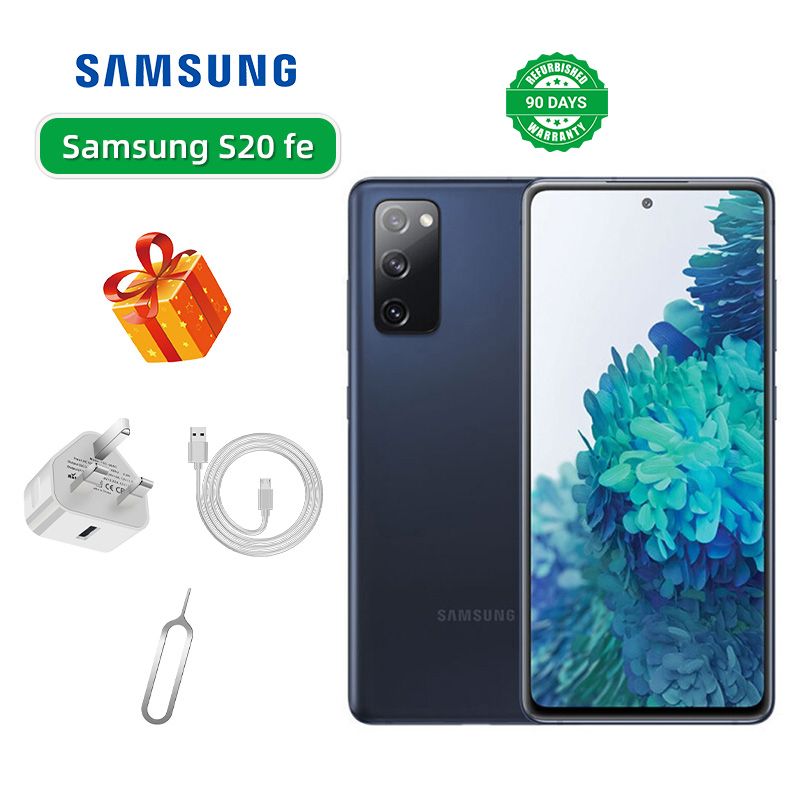Refurbished Samsung Galaxy S20 Fe 5G 6.5-inch Screen CPU Qualcomm Snapdragon 865 12MP Camera 4500mAh Battery Mobile Phone