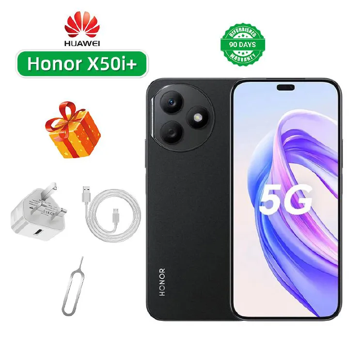 Refurbished Phone Honor X50i+ 5G CPU MediaTek Dimensity 6080 6.7-inch Screen 108MP Camera 4500mAh used Phone
