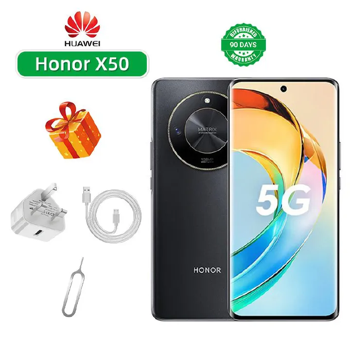 Refurbished Phone Honor X50 5G CPU Qualcomm Snapdragon 6 Gen1 6.78-inch Screen 108MP Camera 5800mAh used Phone