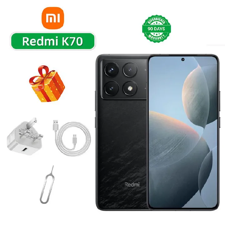 Refurbished Redmi K70 5G CPU second-generation Snapdragon 8 mobile platform 6.67-inch 50MP camera 5000mAh battery used phone