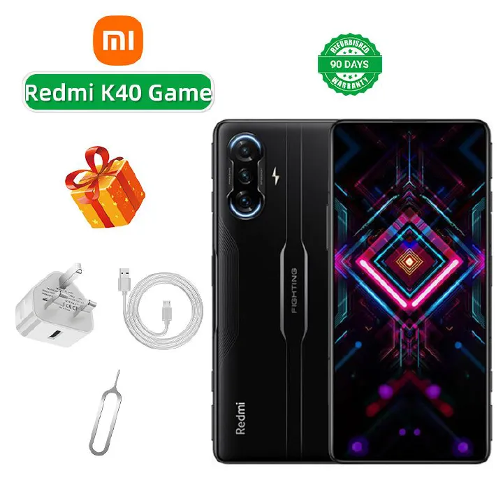 Refurbished Redmi K40 Gaming Enhanced Edition 5G CPU MediaTek Dimensity 1200 6.67-inch AMOLED inch screen 64MP camera 5065mAh battery used phone