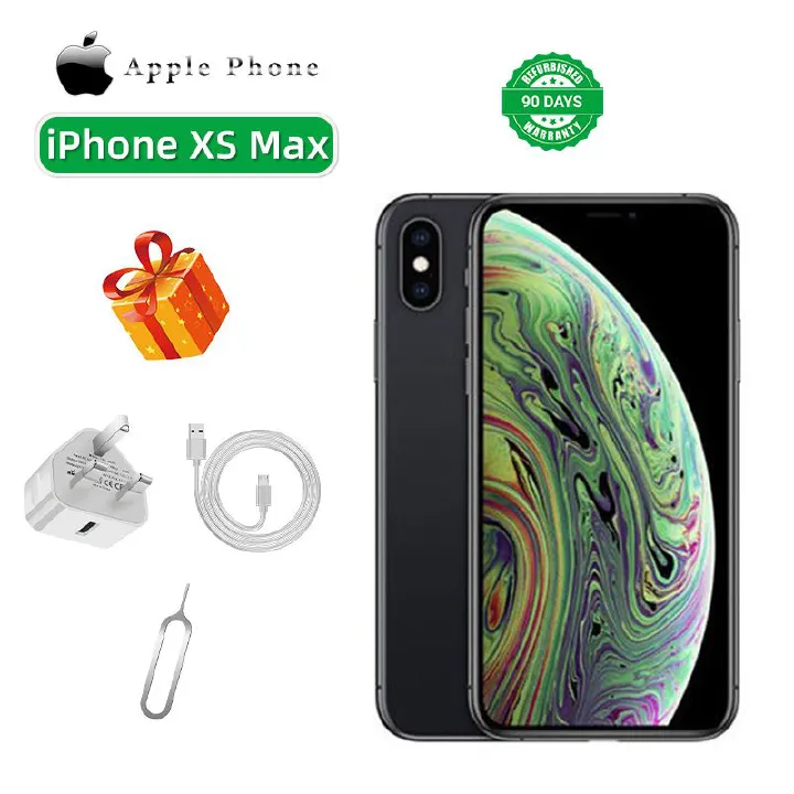 Refurbished phone Apple iPhone XS Max 4G CPU Apple A12 5.8-inch screen 12MP came 3174mAh battery used phone