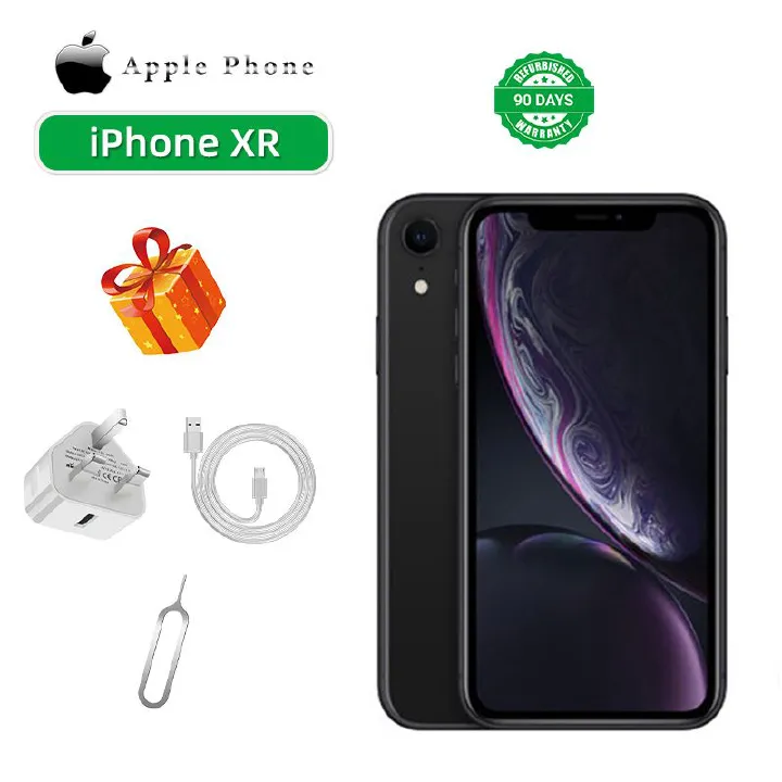 Refurbished phone Apple iPhone XR 4G CPU Apple A12 6.1-inch screen 12MP came 2942mAh battery used phone