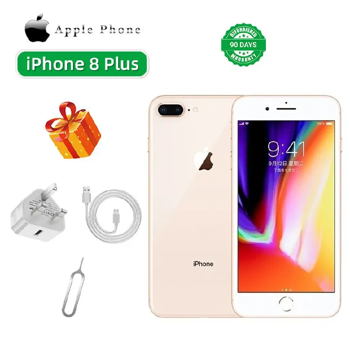 Refurbished phone Apple iPhone 8 Plus 4G CPU Apple A11 4.7-inch screen 12MP came 1821mAh battery used phone