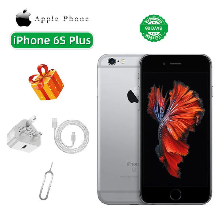 Refurbished phone Apple iPhone 6S Plus 4G CPU Apple A9 5.5-inch screen 12MP came 2750mAh battery used phone