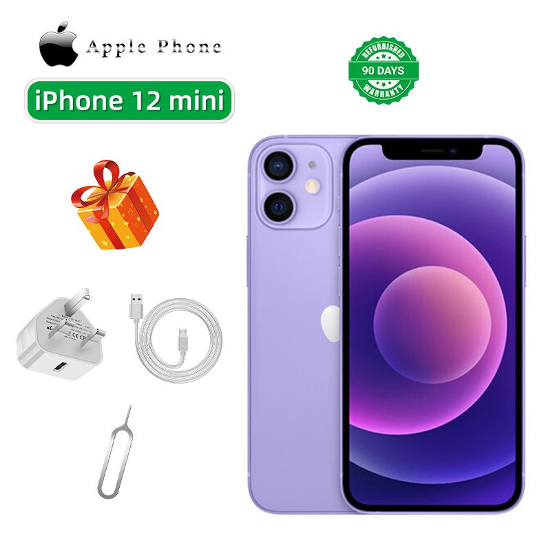 Refurbished phone Apple iPhone 12 mini 5G CPU Apple A14 5.4-inch screen 12MP came 2227mAh battery used phone