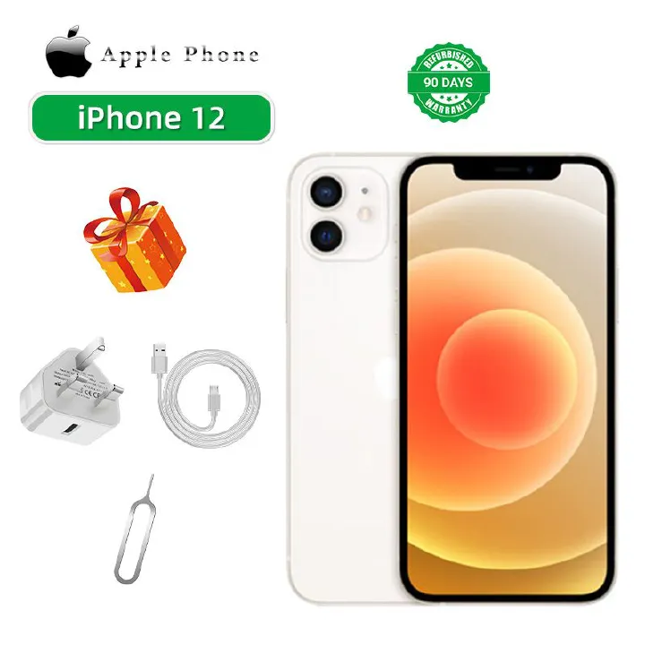 Refurbished phone Apple iPhone 12 5G CPU Apple A14 6.1-inch screen 12MP came 2815mAh battery used phone