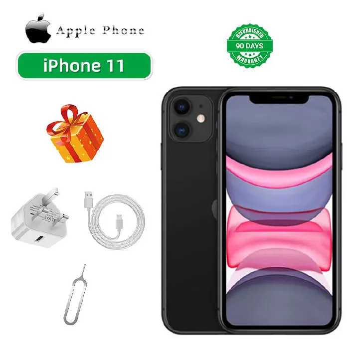 Refurbished phone Apple iPhone 11 4G CPU Apple A13 6.1-inch screen 12MP came 3110mAh battery used phone