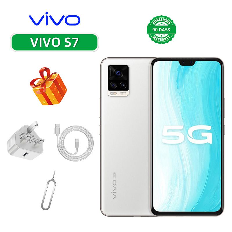 Refurbished vivo S7 5G 6.44-inch screen CPU Qualcomm Snapdragon 765G 64MP camera 4000mAh rechargeable smartphone