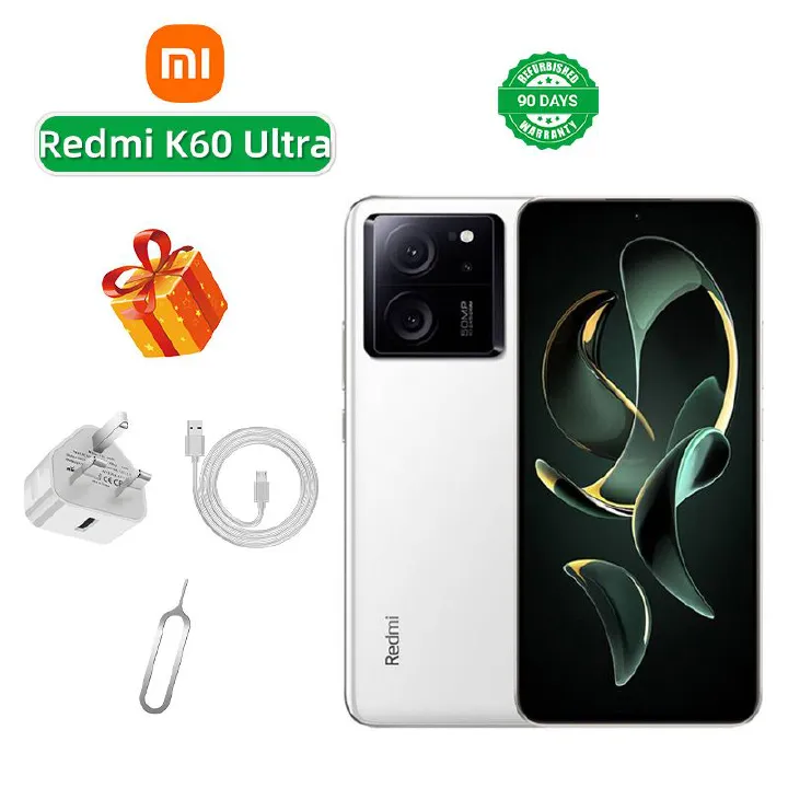 Refurbished phone Redmi K60 Ultra CPU MediaTek Dimensity 9200+ 6.67-inch screen 50MP camera 5000mAh battery used phone