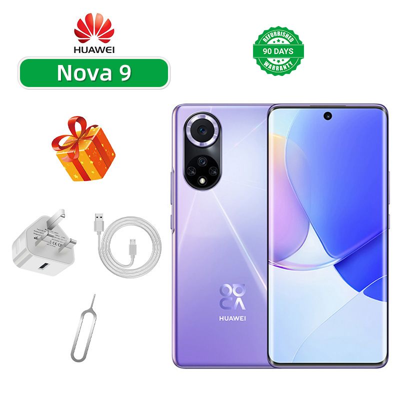 Refurbished Huawei Nova 9 4G CPU Qualcomm Snapdragon 778G 4G 6.57-inch screen 50MP camera 4300mAh battery smartphone