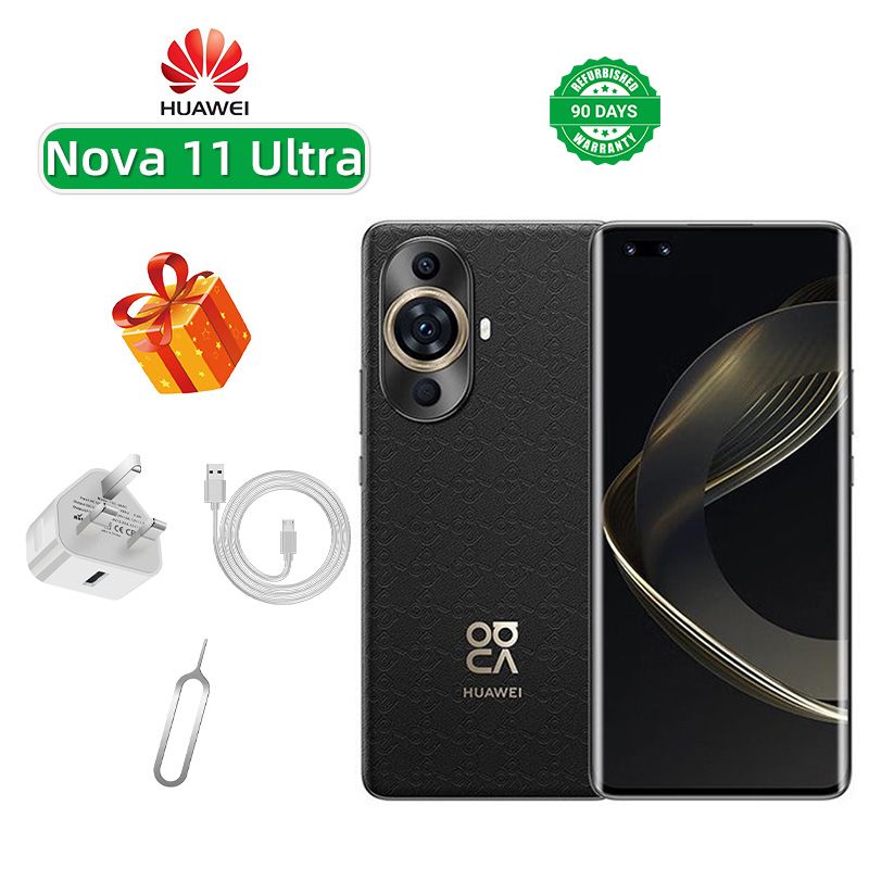 Refurbished Huawei Nova 11 Ultra 4G CPU Qualcomm Snapdragon 778G 4G 6.78-inch screen 50MP camera 4500mAh battery smartphone
