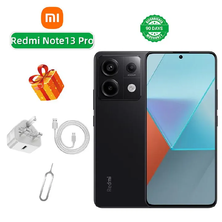 Refurbished Redmi Note 13 Pro 5G 6.67-inch screen CPU Qualcomm second-generation Snapdragon 7s 200MP camera 5100mAh battery smartphone