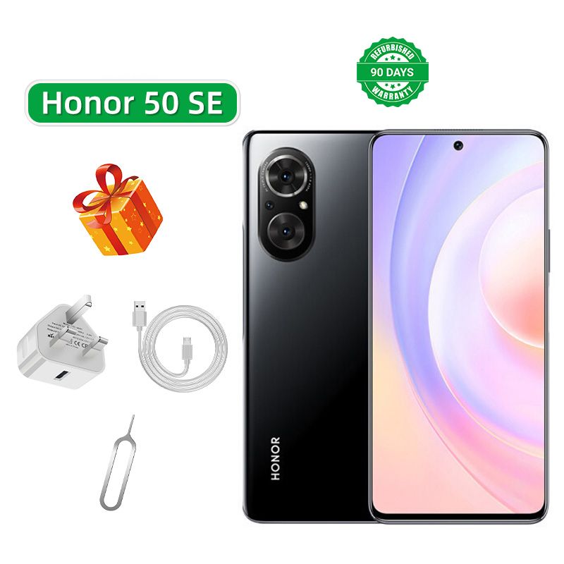 Refurbished Phone Honor 50 SE 5G CPU MediaTek Dimensity 900 6.78-inch Screen 100MP Camera 4000mAh used Phone