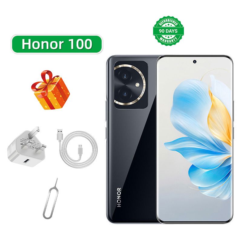 Refurbished Phone Honor 100 5G CPU Qualcomm Snapdragon 7 Gen3 6.7-inch Screen 50MP Camera 5000mAh used Phone