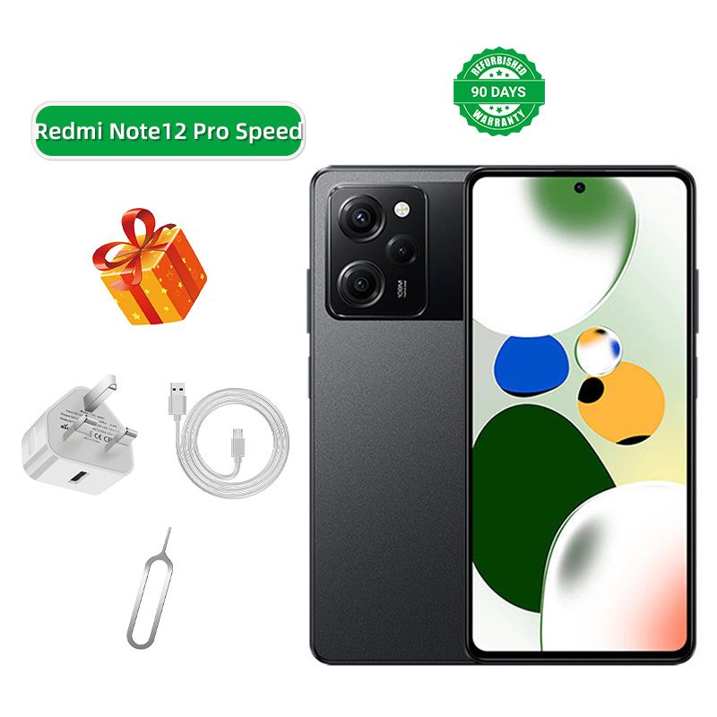 Refurbished Redmi Note 12 Pro Speed Edition 5G 6.67-inch Screen CPU Qualcomm Snapdragon 778G 100MP Camera 5000mAh Battery Smartphone