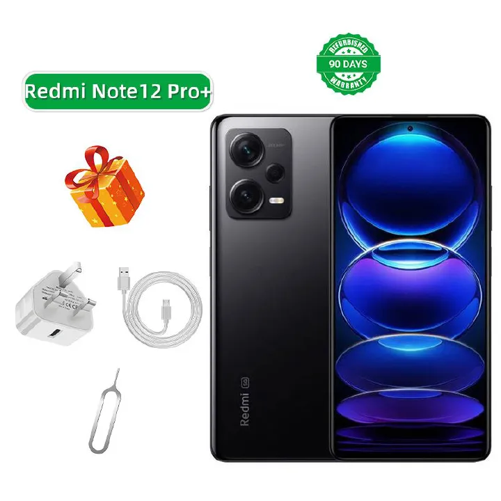 Refurbished Redmi Note 12 Pro+ 5G 6.67-inch screen CPU MediaTek Dimensity 1080 200MP camera 5000mAh battery smartphone