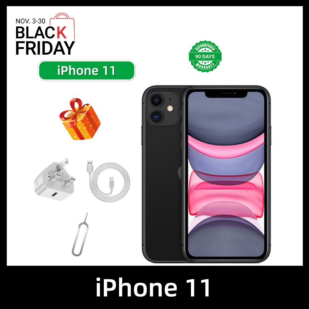 Refurbished phone Apple iPhone 11 4G CPU Apple A13 6.1-inch screen 12MP came 3110mAh battery used phone