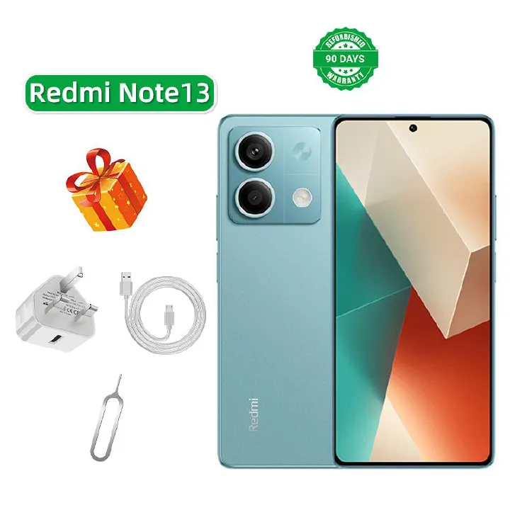Refurbished Redmi Note 13 5G 6.67-inch screen CPU MediaTek Dimensity 6080 100MP camera 5000mAh battery smartphone