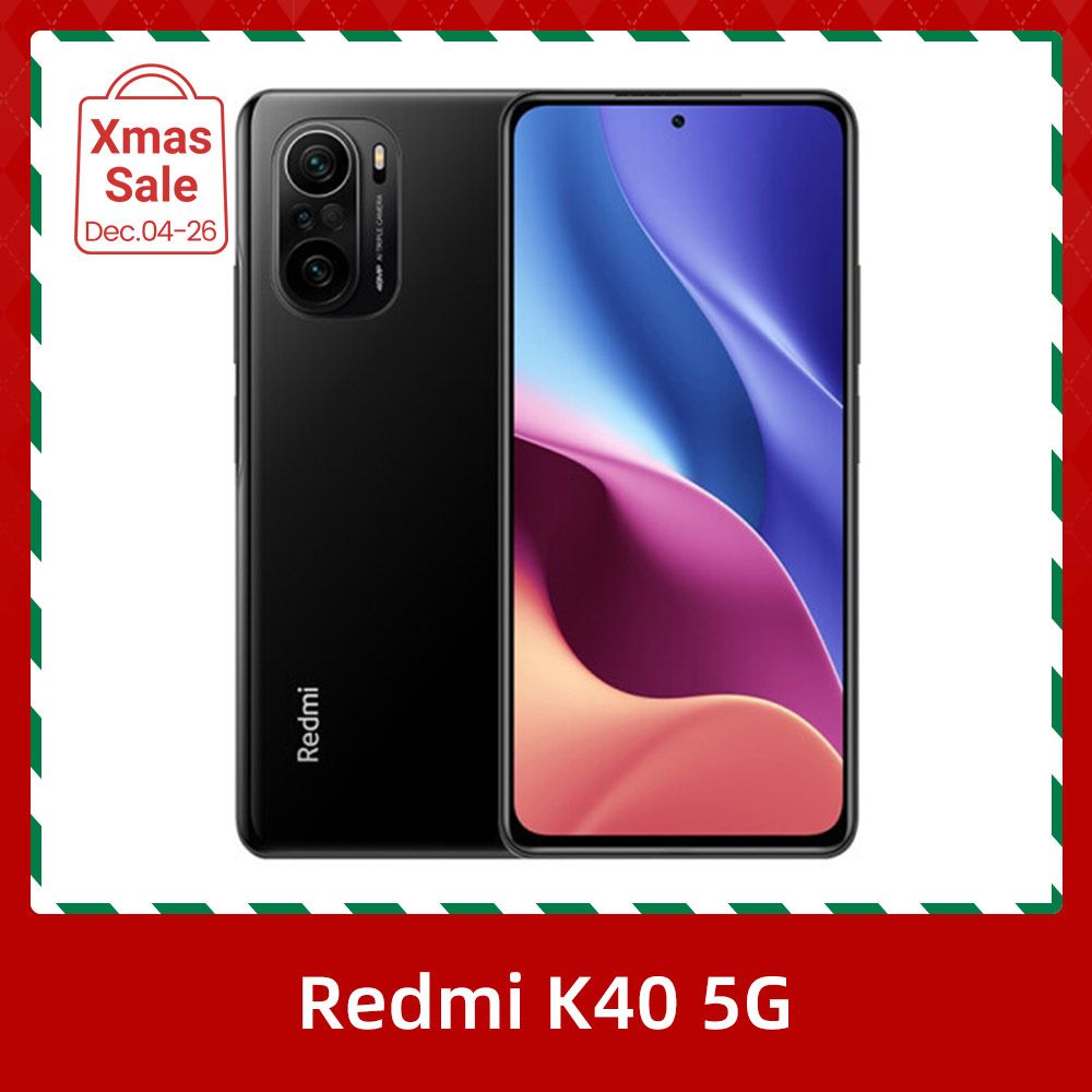 Refurbished Redmi K40 5G CPU Qualcomm Snapdragon 870 6.67-inch AMOLED inch screen 48MP camera 4520mAh battery used phone