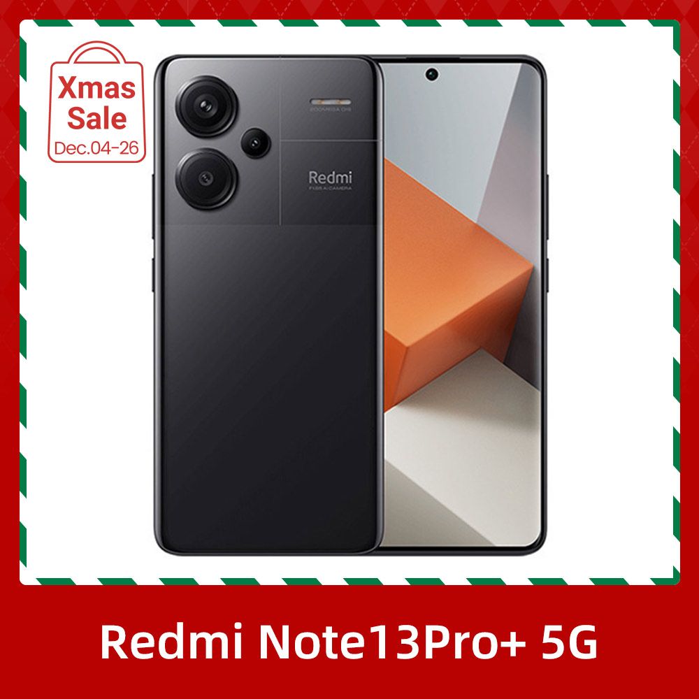 Refurbished Redmi Note 13 Pro+ 5G 6.67-inch screen CPU MediaTek Dimensity 7200 Ultra 200MP camera 5000mAh battery smartphone